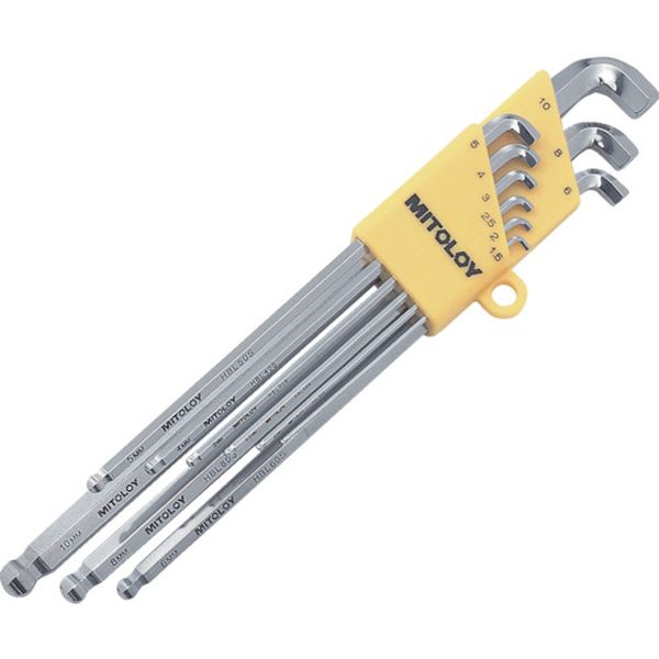 ミトロイ　Ｌ型ホローレンチ　ボールポイントスタビーロングｍｍホルダー９本組