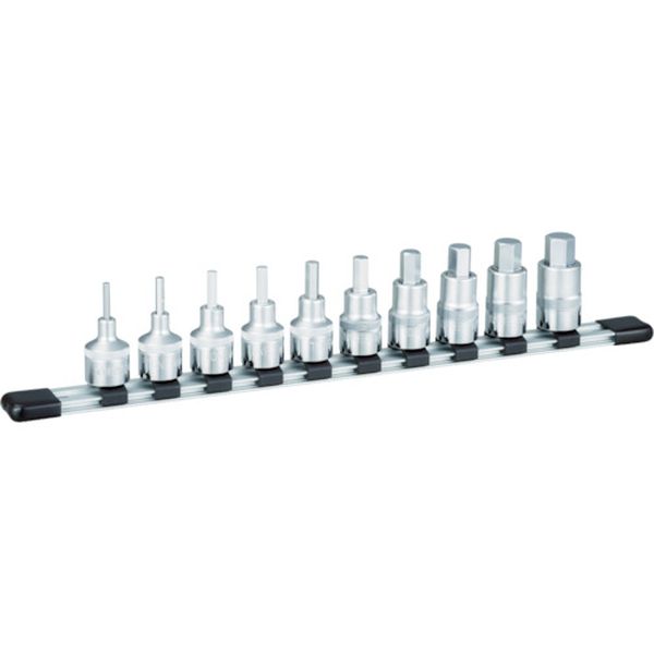 ヘキサゴンソケットセット（インチホルダー付）　１０ｐｃｓ