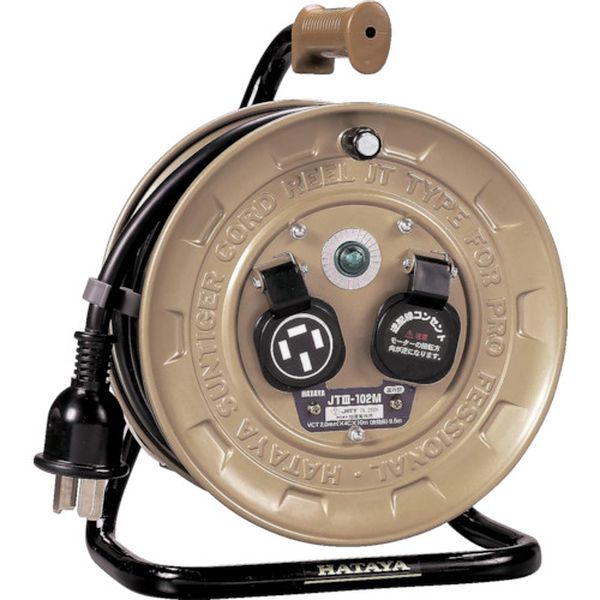 コードリール　三相２００Ｖアース付　２０Ａ　１０ｍ