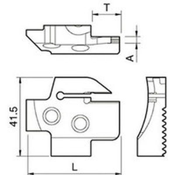 溝入れ用ホルダ