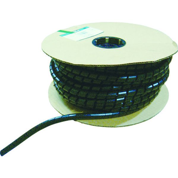 スパイラルラッピング　難燃性ポリエチレン（ＵＬ９４Ｖ－２）　黒