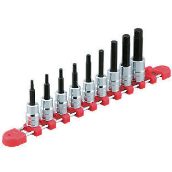 ９．５ｓｑ．ヘキサゴンビットソケットセット［９コ組］