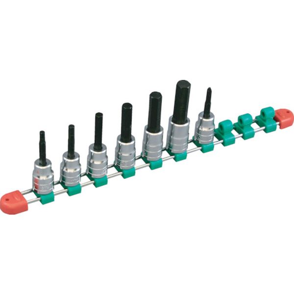 １２．７ｓｑ．ヘキサゴンビットソケットセット［７コ組］