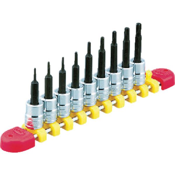 １２．７ｓｑ．ヘキサゴンビットソケットセット［９コ組］