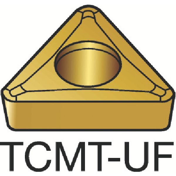 TCMT110204UF   コロターン107 旋削用ポジ・チップ 3215 10個入り