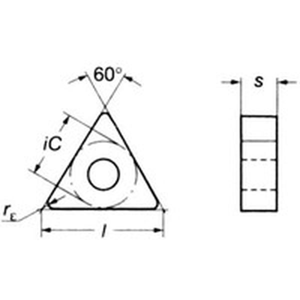 TNMG160408RK   T-Max P 旋削用ネガ・チップ 4215 10個入り