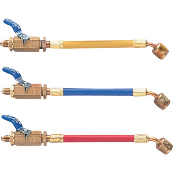 アサダ　１／４”ＢＶ付ホース　オス（ＢＶ付）×メス　３本パック