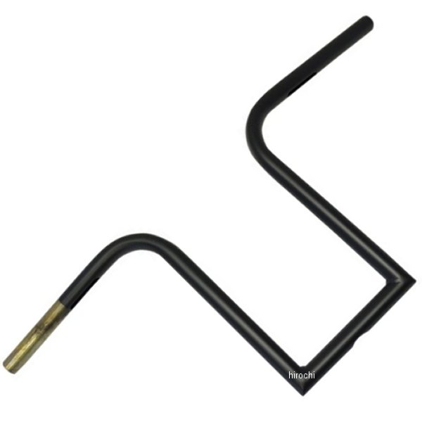 1インチ ハンドルバー エイプ 12インチ 黒(つや消し)