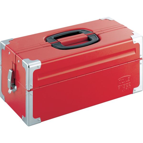 ツールケース（メタル）　Ｖ形２段式　４３３Ｘ２２０Ｘ１９５ｍｍ　レッド