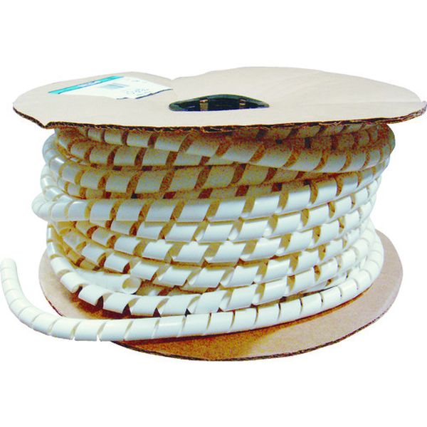 スパイラルラッピング　難燃性ポリエチレン（ＵＬ９４Ｖ－０）　白