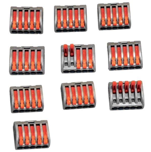 電源ケーブル 結束コネクター5線 (10個入り)