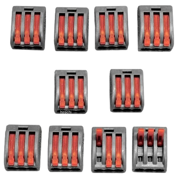 電源ケーブル 結束コネクター3線 (10個入り)