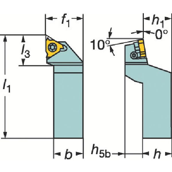 コロスレッド２６６　ねじ切りシャンクバイト