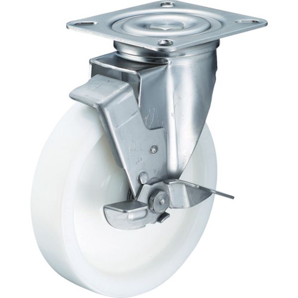 オールステンレス　自在ＳＰ付　ナイロンＢ車　２００ｍｍ