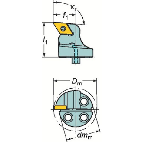 コロターンＳＬ　コロターン１０７用カッティングヘッド