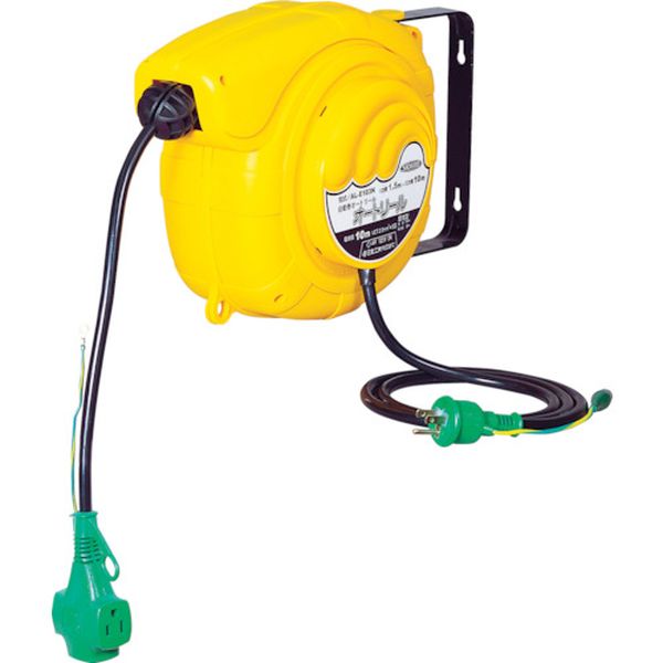 自動巻きリール　オートリール　１００Ｖ　３芯×１０ｍ