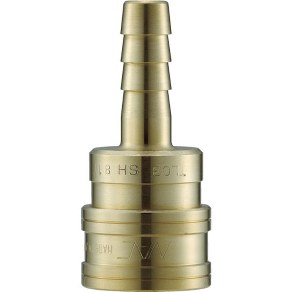 クイックカップリング　ＴＬ型　真鍮製　ホース取付用