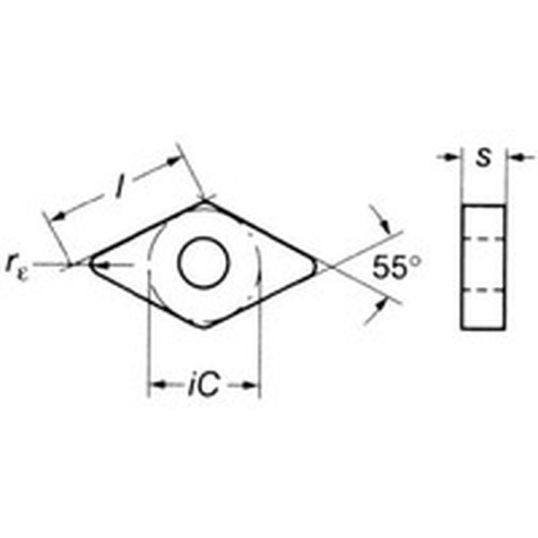 DNMG150404PM   T-Max P 旋削用ネガ・チップ 4215 10個入り
