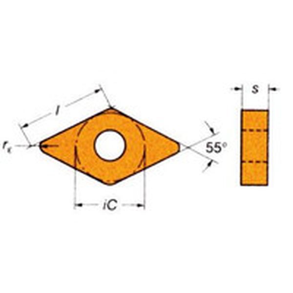 DNMG150404PM   T-Max P 旋削用ネガ・チップ 4225 10個入り