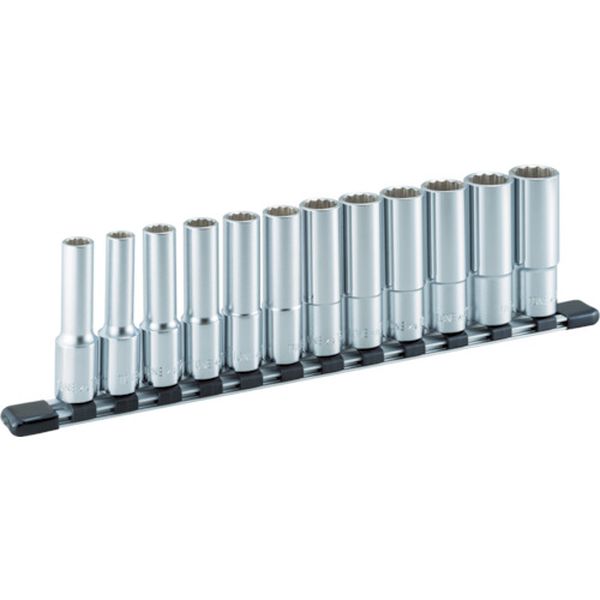 ディープソケットセット（１２角・ホルダー付）　１２ｐｃｓ