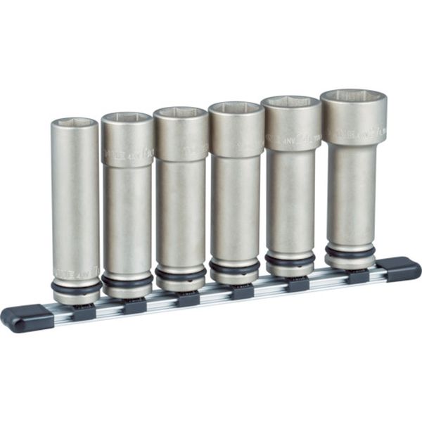 インパクト用超ロングソケットセット（ホルダー付）　６ｐｃｓ