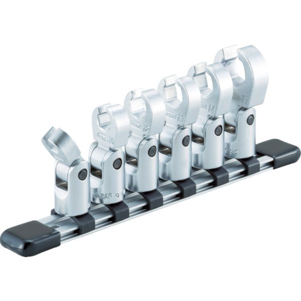 フレックスクロウフットレンチセット（ホルダー付）　６ｐｃｓ