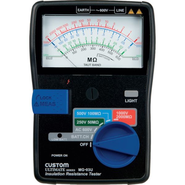 カスタム　アナログ絶縁抵抗計