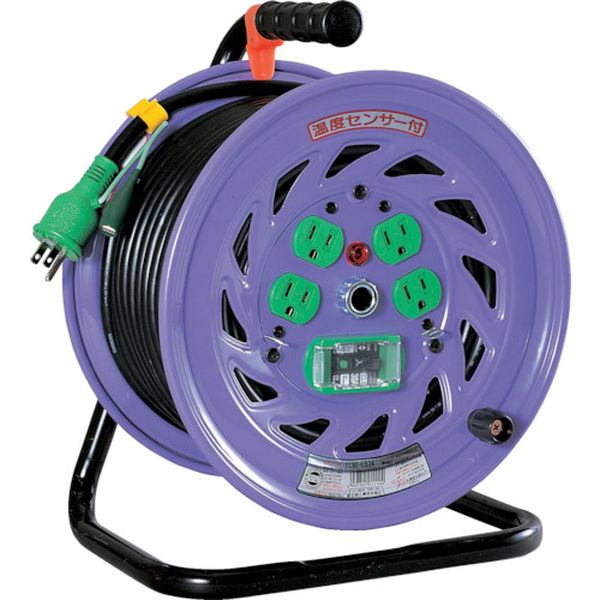 電工ドラム　標準型１００Ｖドラム　アース漏電しゃ断器付　３０ｍ