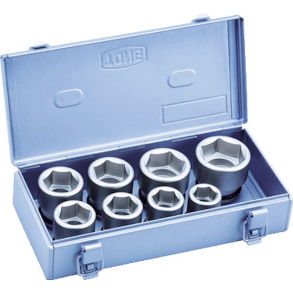 インパクト用ソケットセット（メタルトレーケース仕様）　８ｐｃｓ