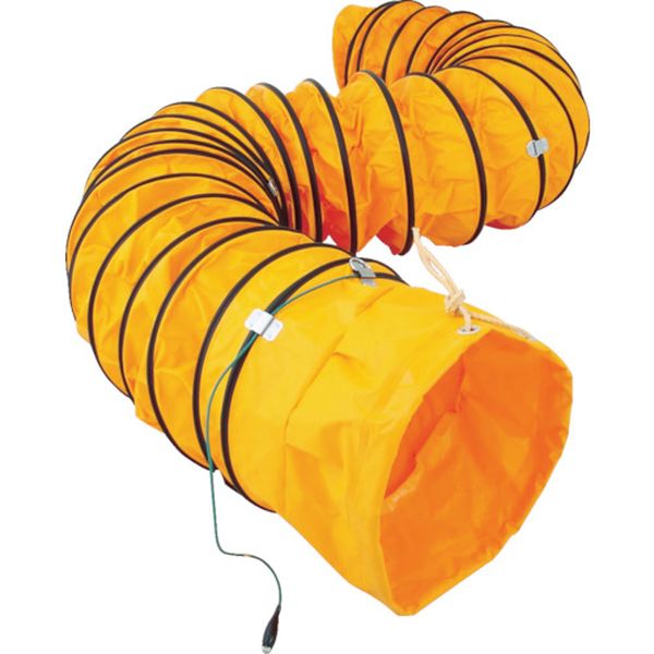 スイデン　送風機用ダクト　防爆用アース端子付　３２０ｍｍ　５ｍ