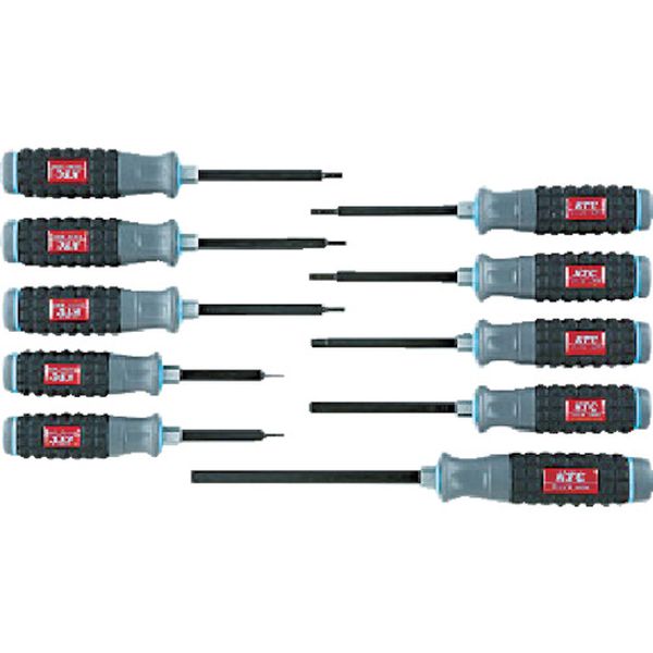 樹脂柄ヘキサゴンドライバセット［１０本組］