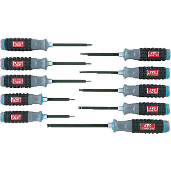 樹脂柄ボールポイントヘキサゴンドライバセット［１０本組］