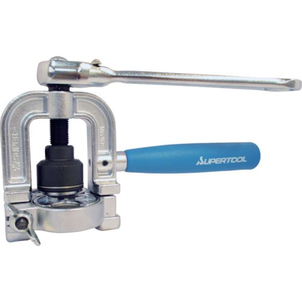 フレキ管ツバ出し工具（ラチエットハンドル式）