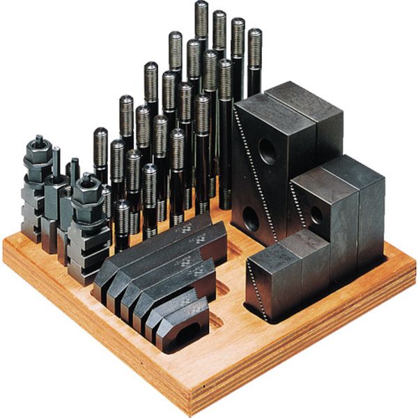 ステップクランプキット（Ｍ１２、Ｔ溝巾１６）