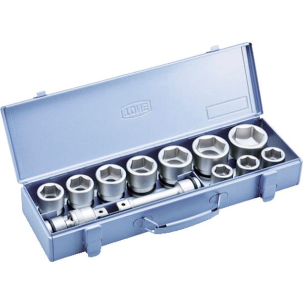 インパクト用ソケットセット（メタルトレー付）　１２ｐｃｓ