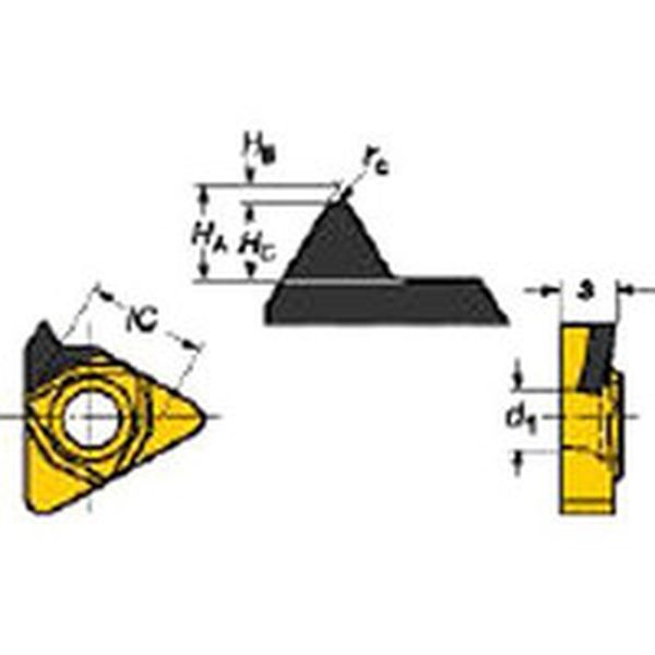 R166.0L16VM01002E   T-Max U-ロック ねじ切りCBNチップ CB20 5個入り