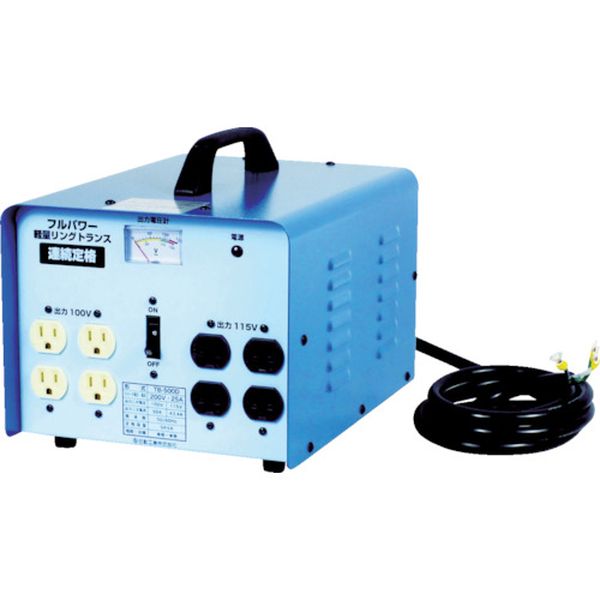 変圧器　降圧専用トラパック　５ＫＶＡ