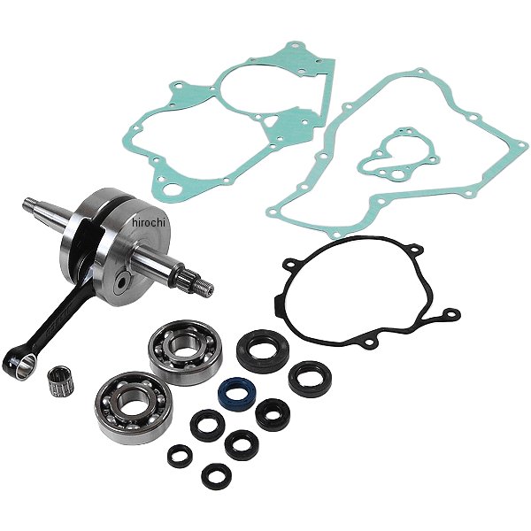 クランクシャフトキット ベアリング、ガスケット付き 86年-06年 CR85、CR80 左右ペア
