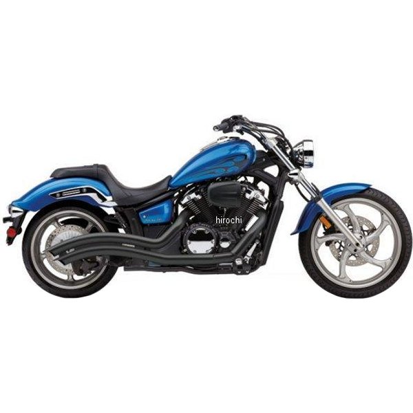 フルエキゾースト スピードスター スウェプト スラッシュカット 11年-16年 ストライカー XVS1300 黒