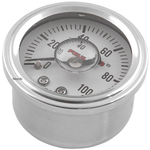 オイルプレッシャーゲージ バックポート 白