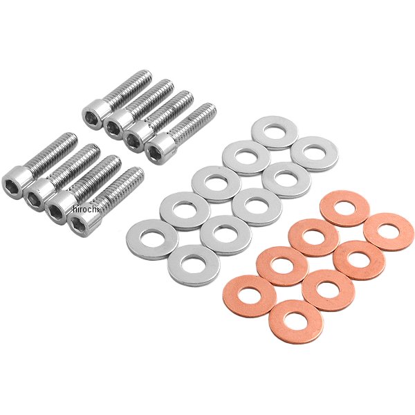 ボルトキット ロッカーボックス マウント 86年-03年 XL クローム/無地