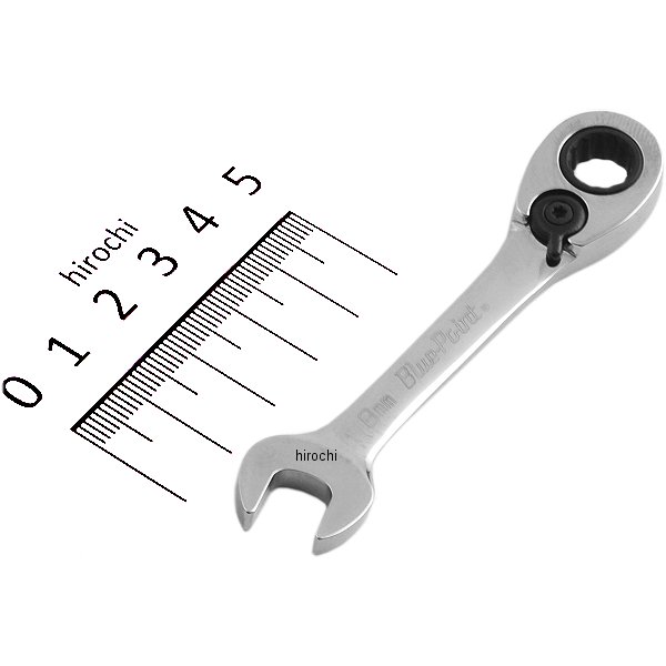 ブルーポイント 15°オフセット ショート コンビレンチ 12角 8mm