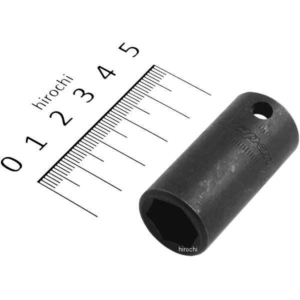 フランクドライブ 3/8インチ インパクト セミディープ ソケット 6角 13mm