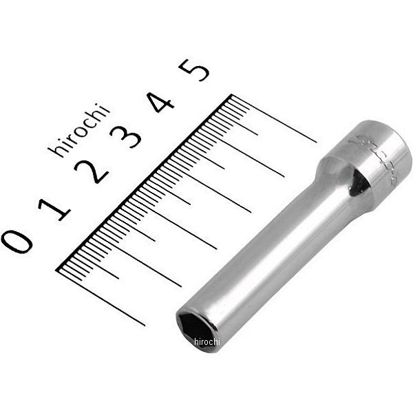 フランクドライブ 1/4インチ ディープ ソケット 6角 1/4インチ