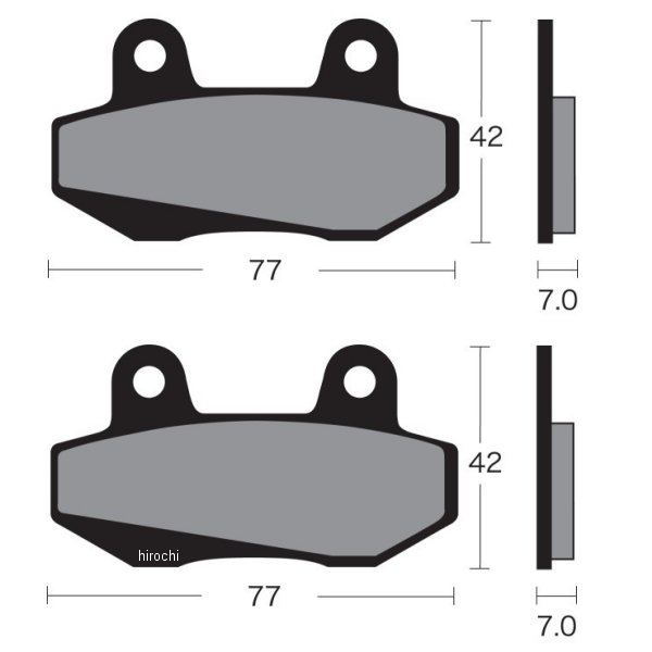 ブレーキパッド85年-87年 レブル CMX250 セミメタル フロント