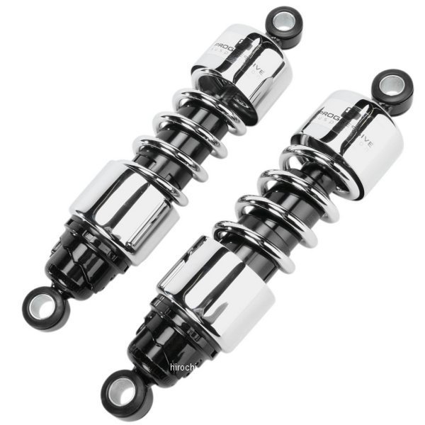 ショック 硬め 412 72年-95年 ホンダ、カワサキ、ドゥカティ 318mm クローム