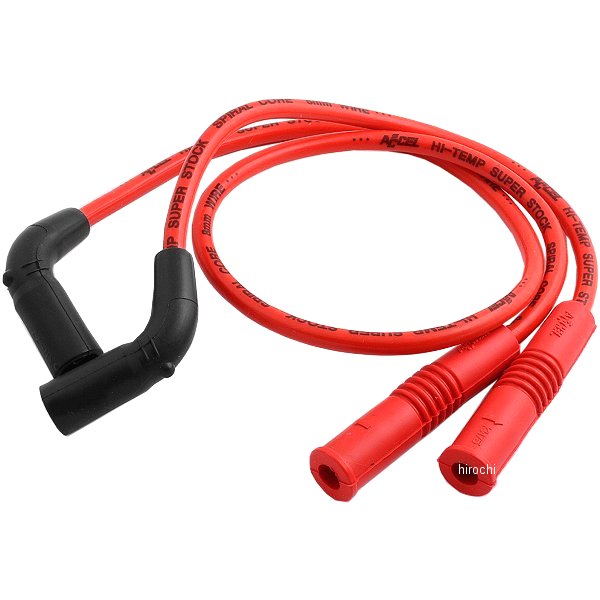 8mm プラグコード 09年-16年 FLH 赤