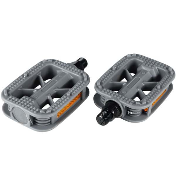 スタンダードペダル 自転車用 左右セット グレー