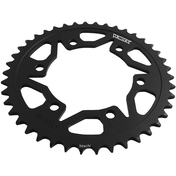 リア スプロケット 42T/520 87年-14年 EX500、GSX-R1000、YZF-R1 スチール 黒