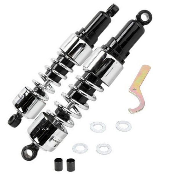 ショック 硬め 412 84年-87年 ゴールドウィング GL1200 356mm クローム